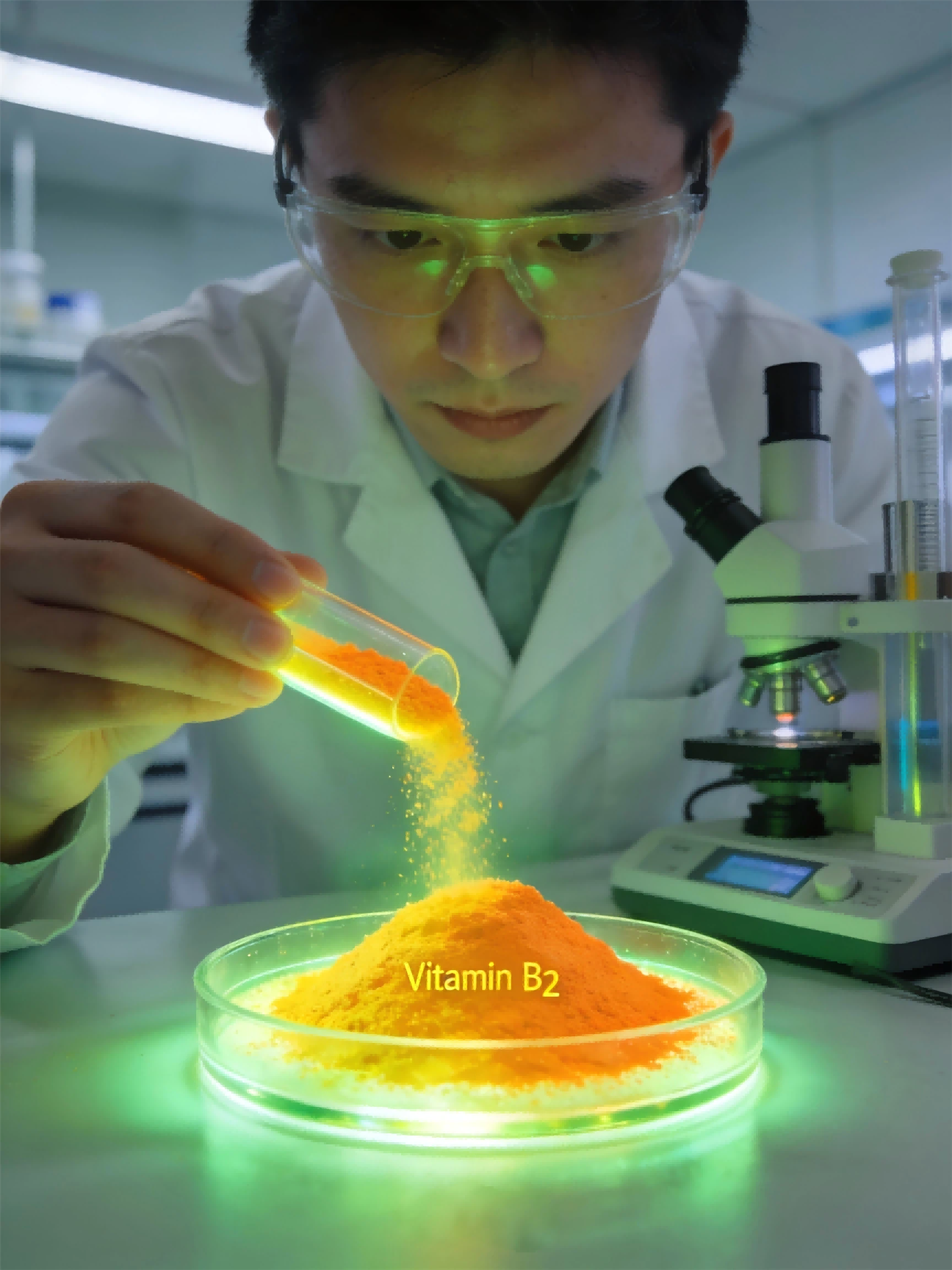 Pharmaceutical grade vitamin B2 riboflavin quality control laboratory testing Pharmaceutical grade vitamin B2 riboflavin quality control laboratory testing